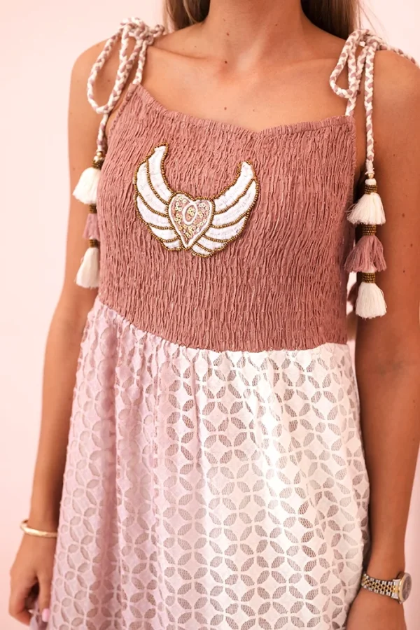 Dámske boho šaty s ramienkami - Image 2