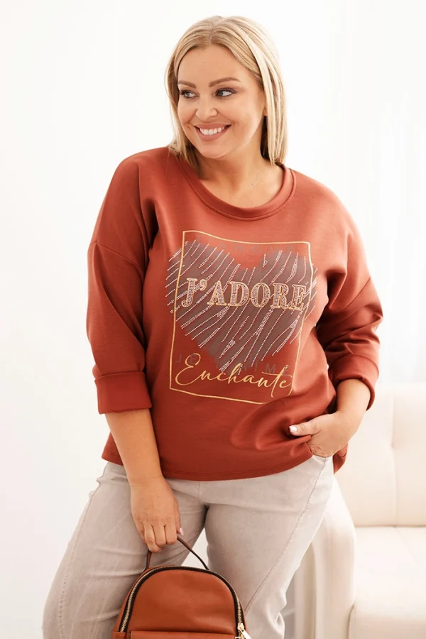 Dámska mikina Plus Size